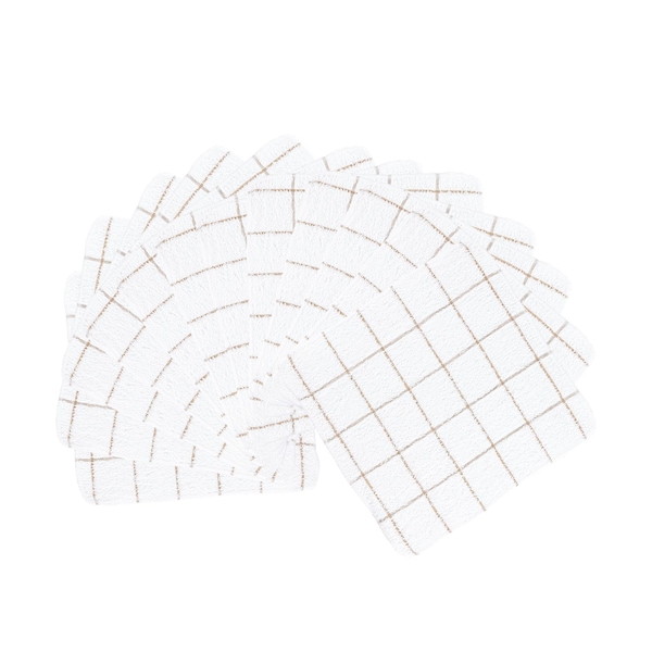 Monarch Brands Cooks Linen Dishcloths , Tan, 12PK PNP-DISH-TAN - main